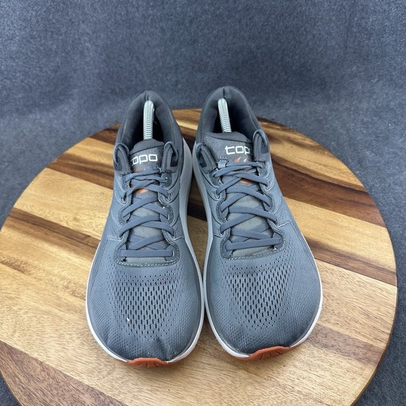 Topo Athletic Phantom 2 Shoes Mens 9.5 Grey Clay 5mm Track Road Racing Running main image 9